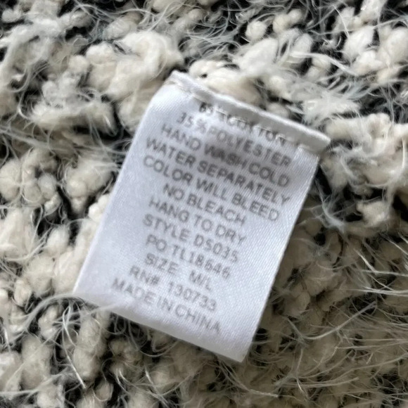 Umgee Cuddle Up Fringe Longline Cardiagan Sweater Gray White Cozy Boho Fall - Picture 13 of 13